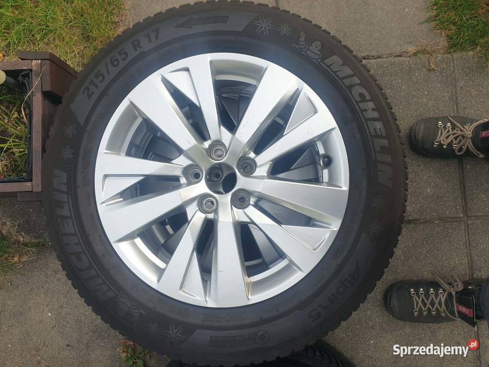 opony felgi kpl zima 17 5x108 21565 R17 Peugeot dolnośląskie sprzedam