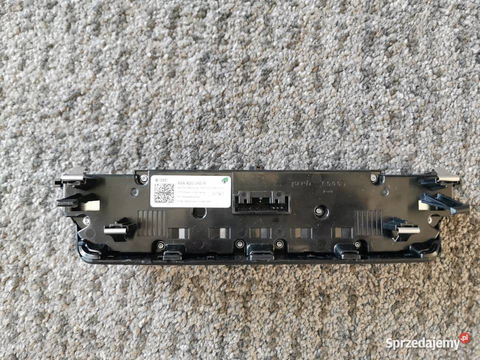Panel klimatyzacji Audi Q4 ETron 89A820043A Pielgrzymka