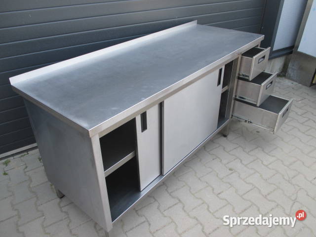 Stół Gastronomiczny Drzwi Suwane Szuflady 2 Ostrów Wielkopolski