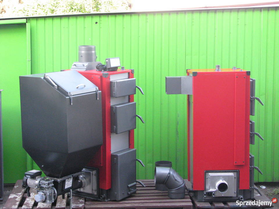 Kocioł piec Co kotły z podajnikiem 19kW do 140m2 Piece i kominki Żnin