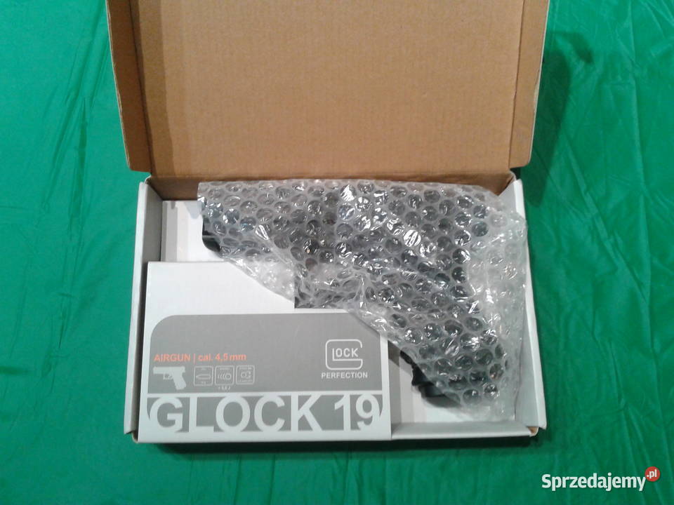 Wiatrówka Pistolet GLOCK 19 45mm BB CO2