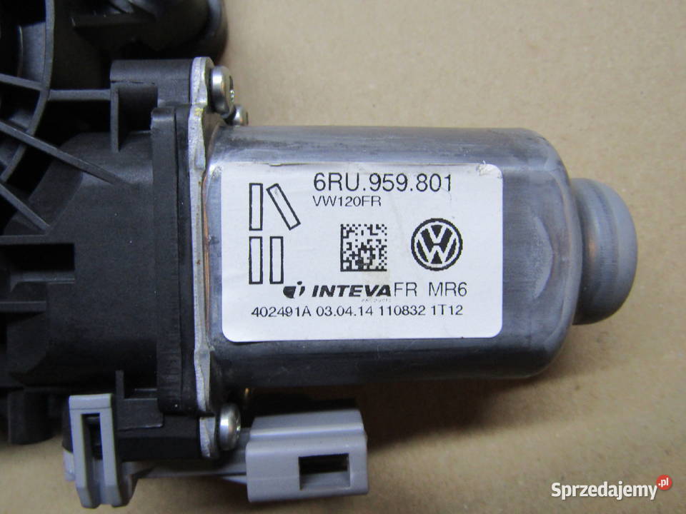 MECHANIZM OPUSZCZANIA SZYB PRAWY VOLKSWAGEN UP Mechanizmy opuszczania szyb
