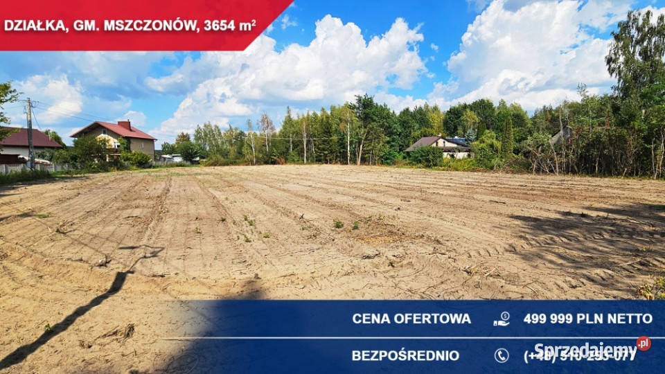 Teren usługowy S8 idealny pod magazyn warsztat inwestycyjna mazowieckie