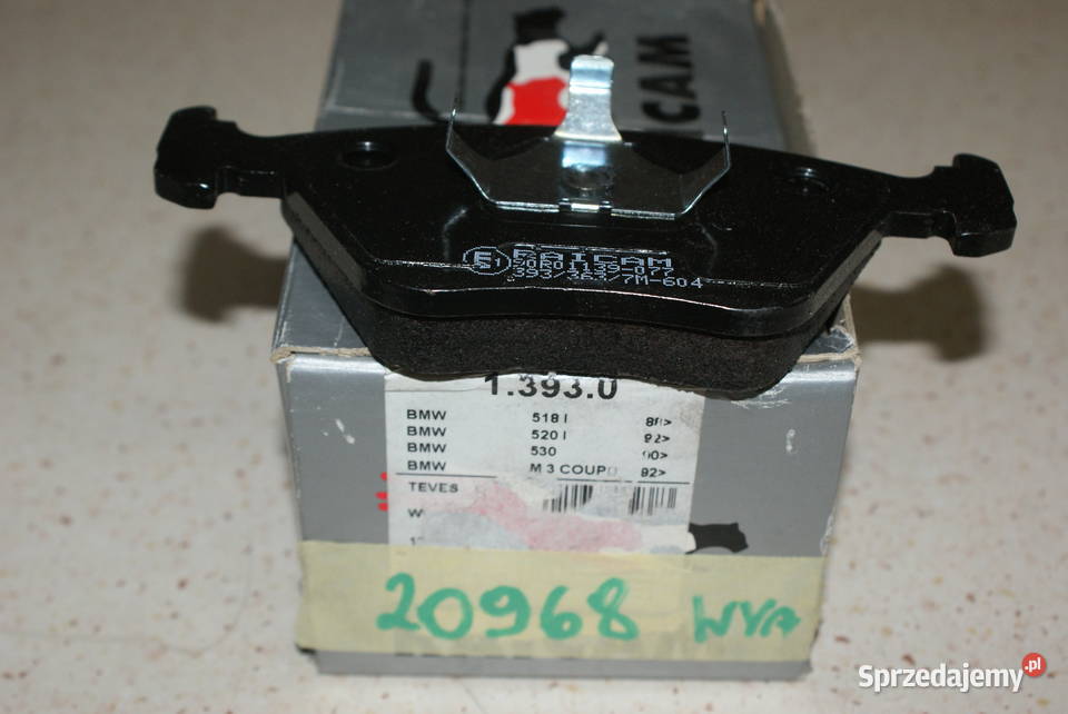 Klocek hamulcowy kpl przód BMW 3 E36 3 E46 5 E34 Białobrzegi