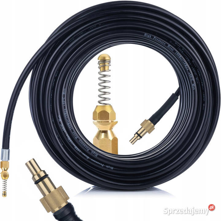 Wąż do Kanalizacji 30 m Złącze Lavor Dysza małopolskie Ludźmierz