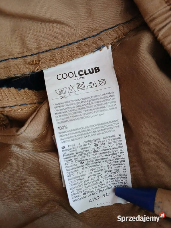 Spodnie chłopcakolor musztardowygranatowy Cool Kraków