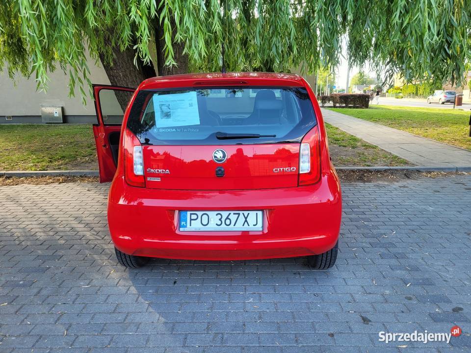 Skoda Citigo salon Polska przebieg 95000 Poznań sprzedam