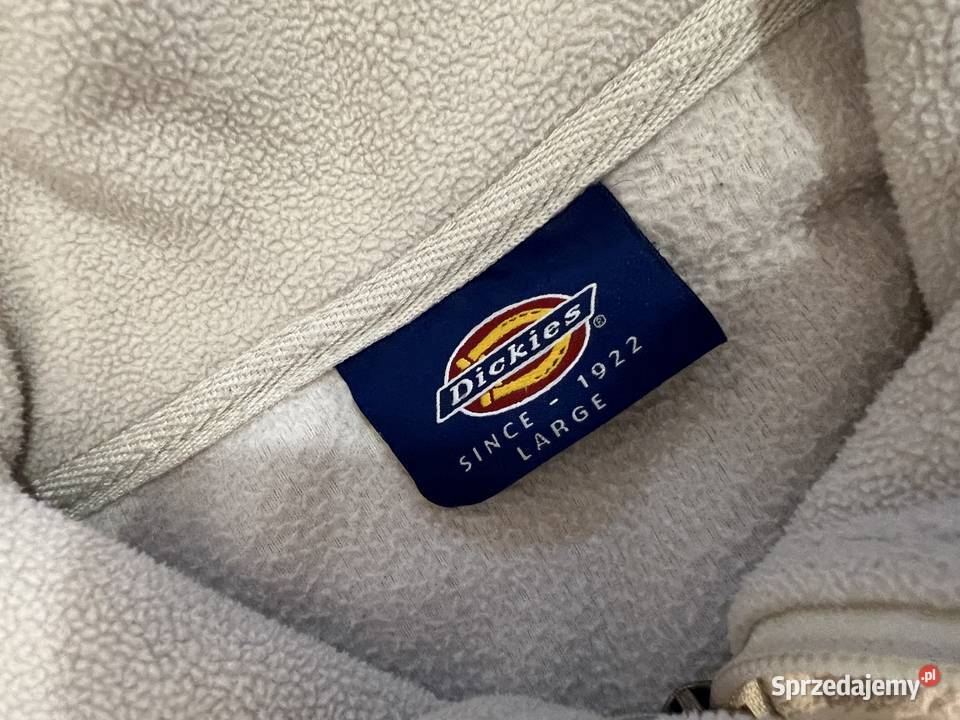 Kremowy płaszcz sweter długi polarowy Dickies Kurtki i płaszcze podkarpackie Jasło