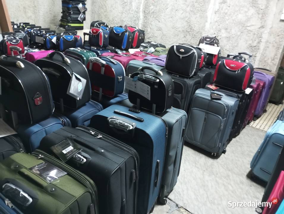 Walizka duża xxl z grubej codury na 4 kołach