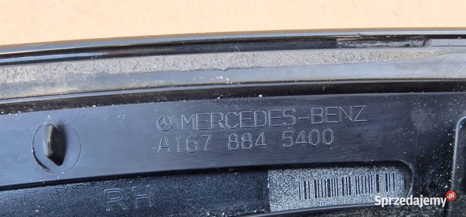 MERCEDES GLE W167 LISTWA BŁOTNIKA PRAWY TYŁ Karoseria lubuskie Bieleń sprzedam