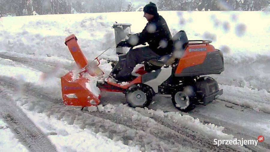 Traktorek odśnieżarka kosiarka Husqvarna RIDER małopolskie Kraków sprzedam