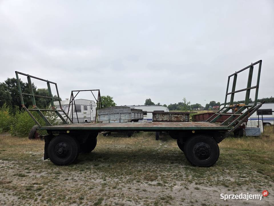 Przyczepa rolnicza do balotów słomy Autosan D50 Złoczew
