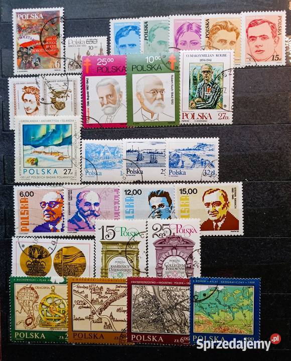 Znaczki polskie 1982 kasowane Leźnica Wielka-Osiedle