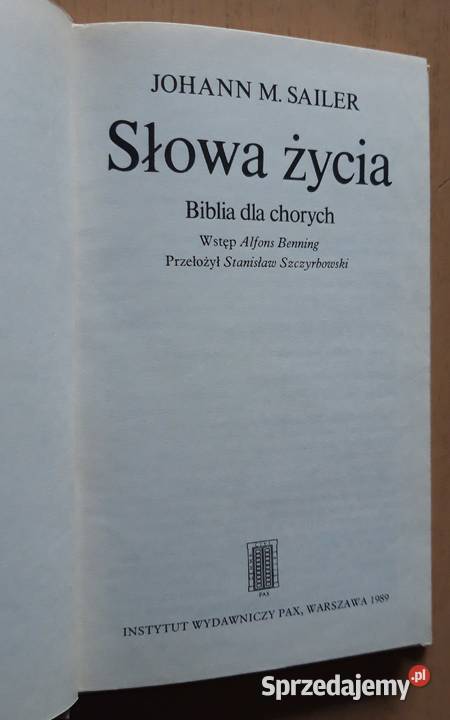 Słowa życia Biblia chorych Suwałki