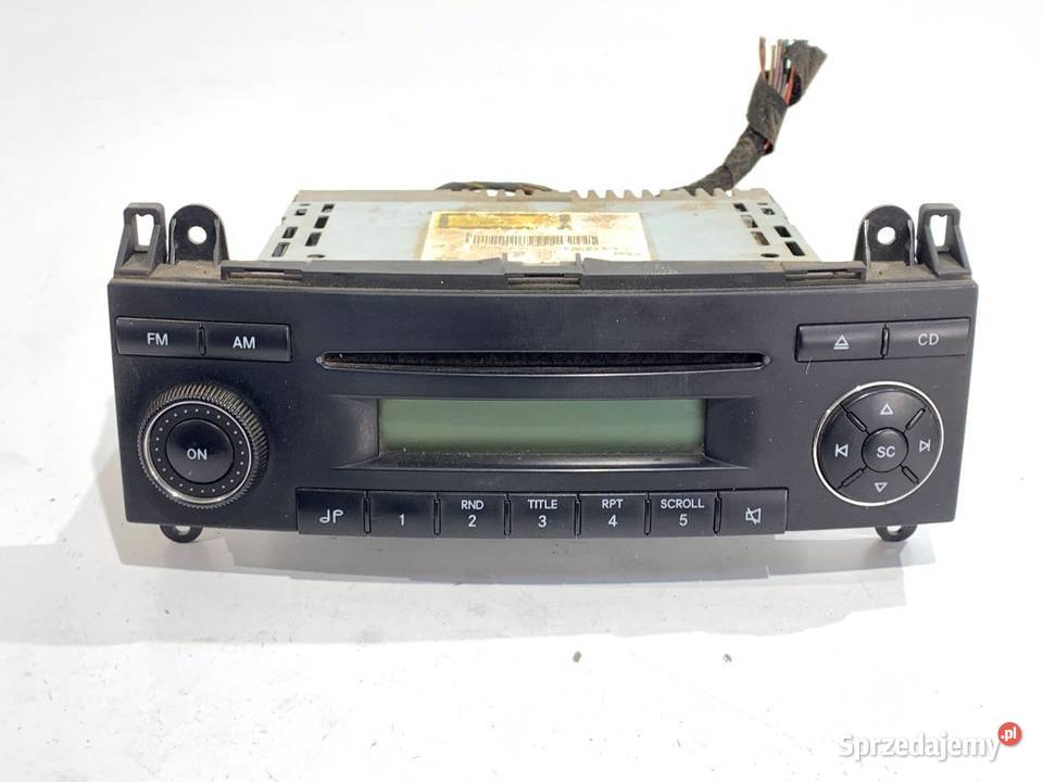 RADIO VW CARFTER 30 35 0616 ODTWARZACZ osobowe Sprzęt audio fabryczny