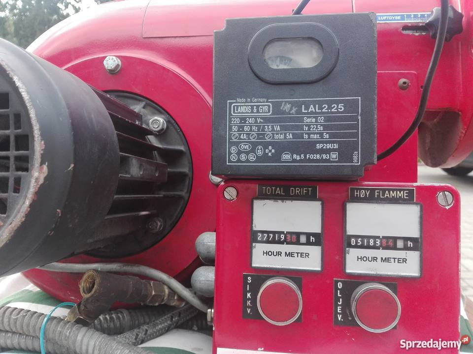 Palnik na olej opałowy firmy FREMO AS NORWAY Opał Jaślany