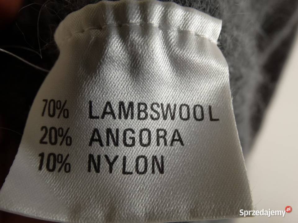 Sweter Kardigan Wełniany Jagnięca Wełna Angora Łomża sprzedam