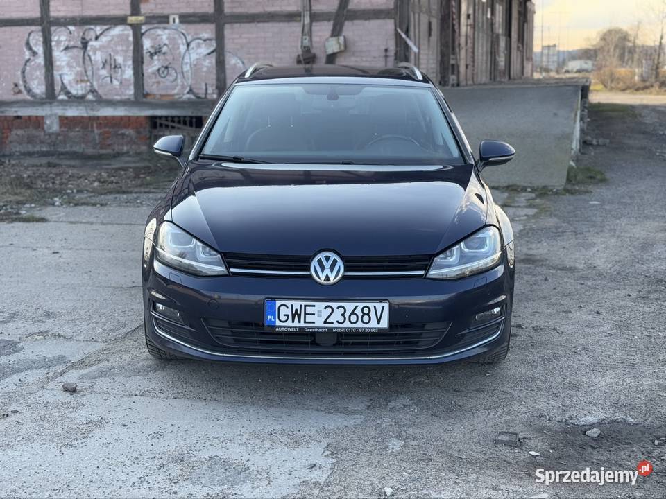 Volkswagen Golf 7 kombi Diesel 6b 215 przebiegu sprowadzony