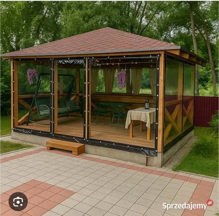 Plandeki PVC na wymiar altany pergole tarasy Bydgoszcz