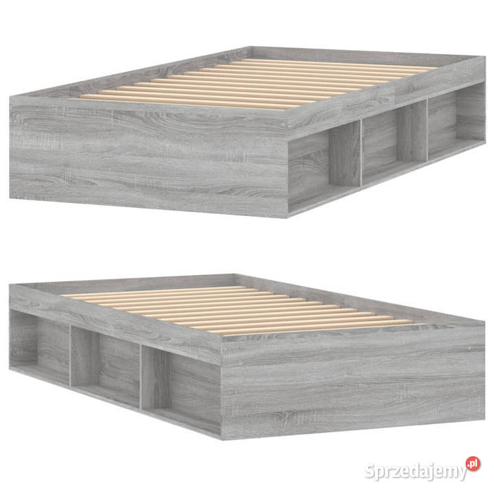 Rama łóżka szary dąb sonoma 90x200 WM3203829 93cm mazowieckie Warszawa sprzedam
