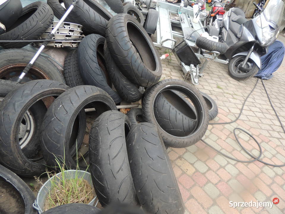 opony motocyklowe ponad 120 sztuk calosc Włocławek