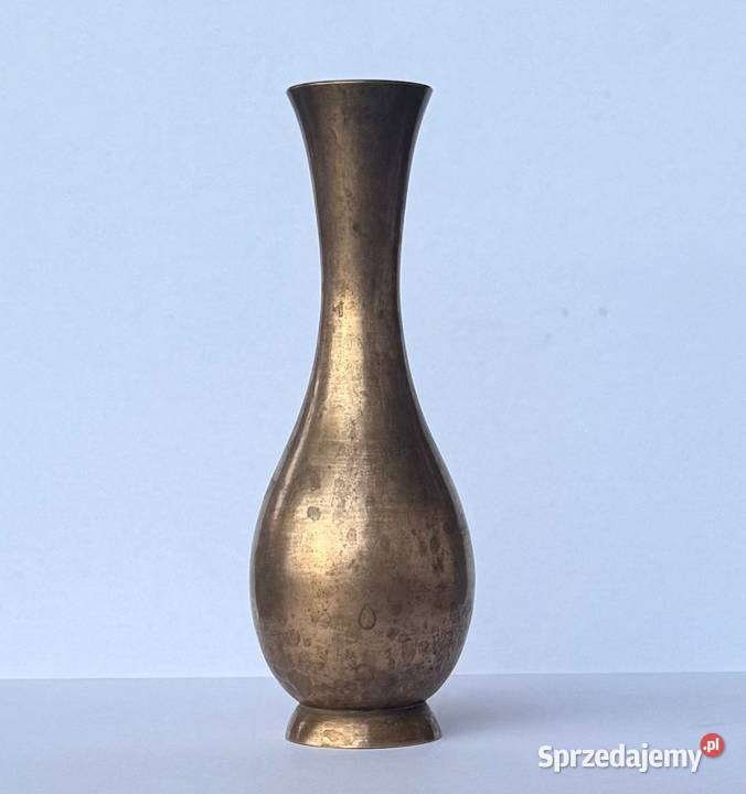 Stary mosiężny flakonik lany mosiądz wazonik małopolskie Kraków