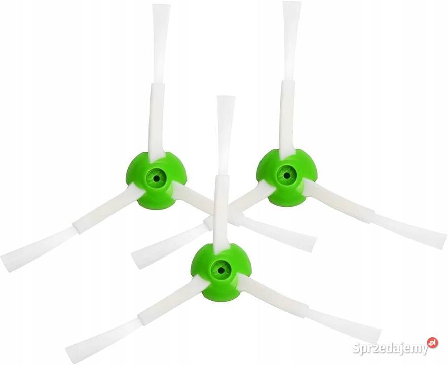 Szczotki Boczne 3x do iRobot Roomba TPR Nylon 3 Osprzęt do odkurzaczy Ludźmierz