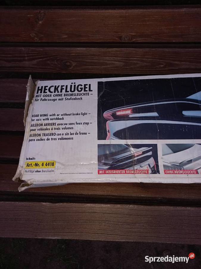 Spoiler Lotka Kamei 444118 Mercedes w201 124 kujawsko-pomorskie Czarne Błoto sprzedam