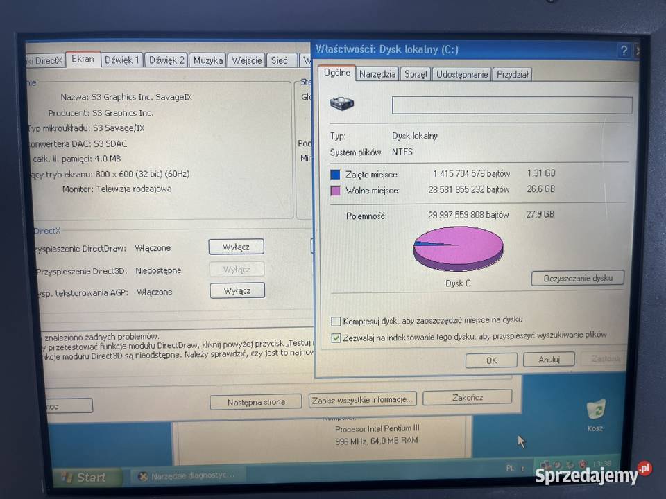 Zabytkowy laptop Itronix GoBook Pentium III Intel Pentium III, II, Pro Brzana