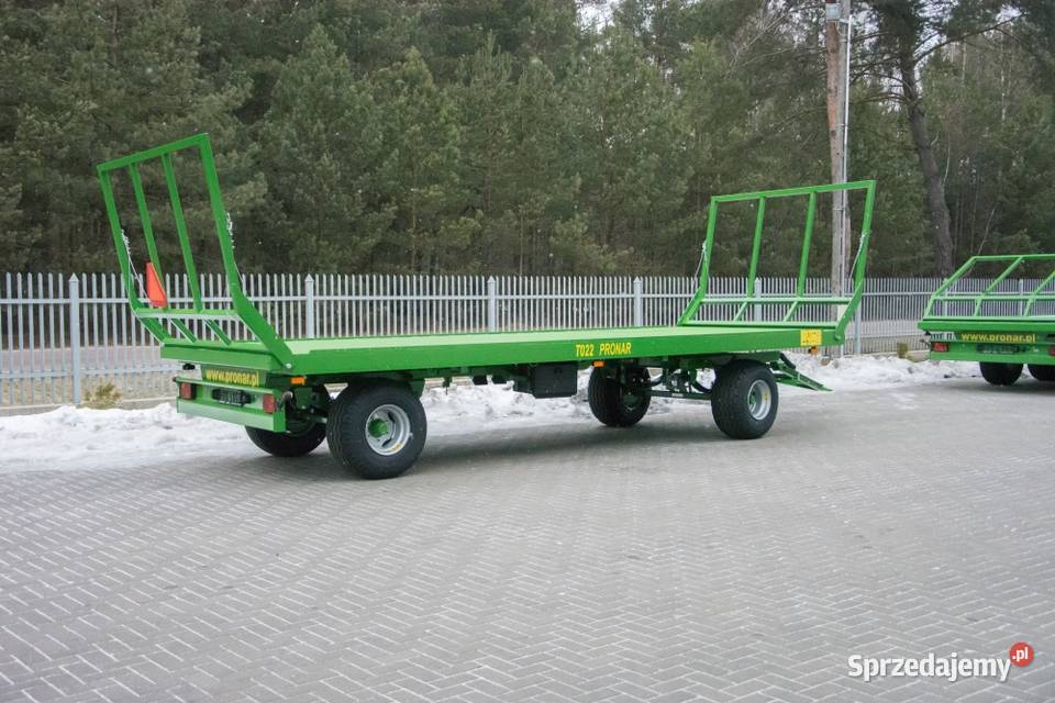 PRZYCZEPA do balotów PRONAR T022 platforma do Łowicz