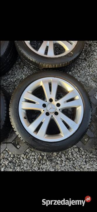 AluFelgi Mercedes 5x112 opony 2254517 W203 W204 lubelskie Krępiec