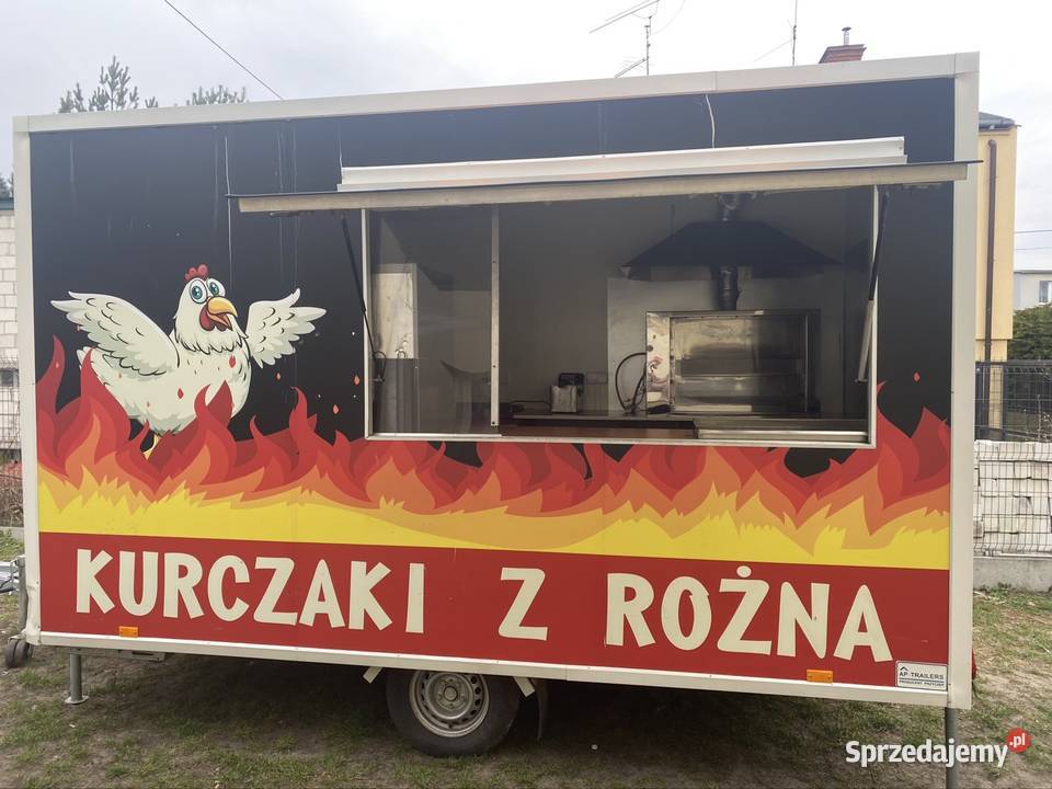 Przyczepa gastronomiczna food truck 8m2 Ząbki sprzedam