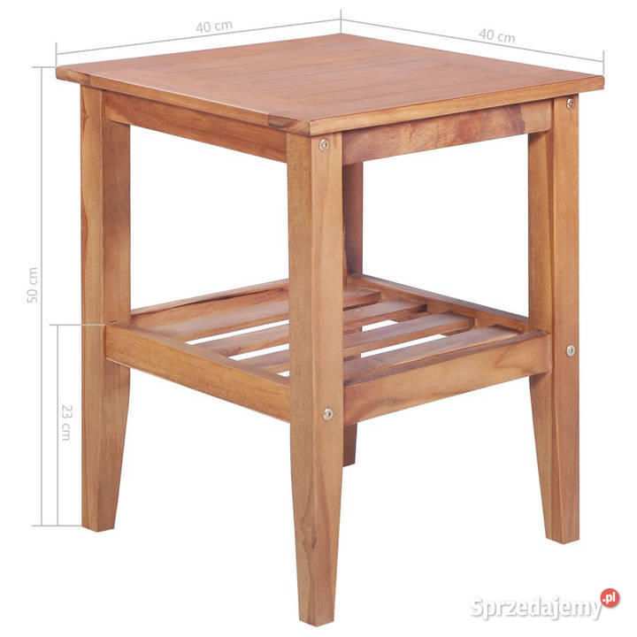 Stolik kawowy 40x40x50 kwadratowy lite drewno Warszawa