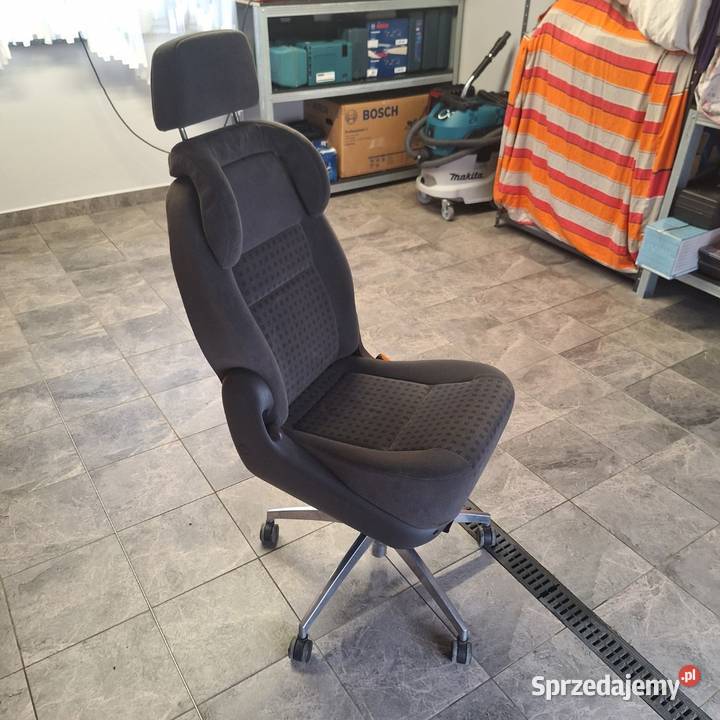 Fotel obrotowy do garażu warsztatu
