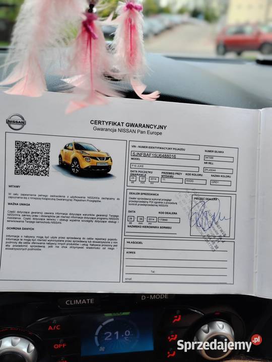 Zadbany Nissan Juke 16 117 Salon Polska Szczecin