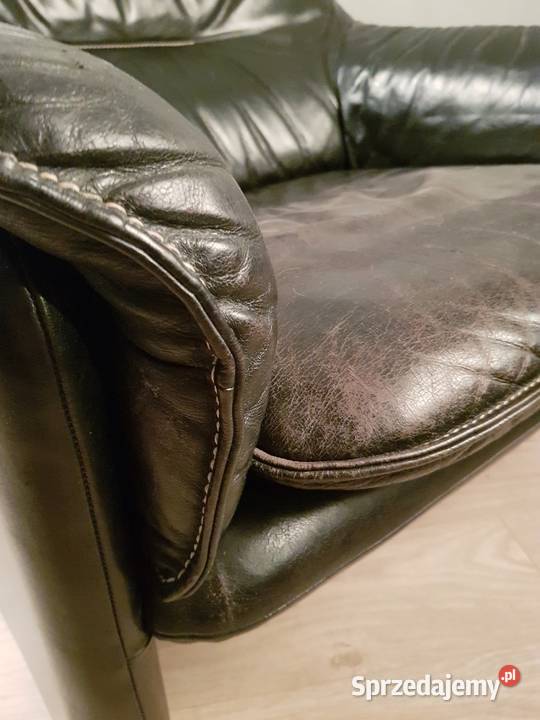 TOP DESIGN Fotel De Sede DS016 skóra bydlęca 70cm Zielona Góra