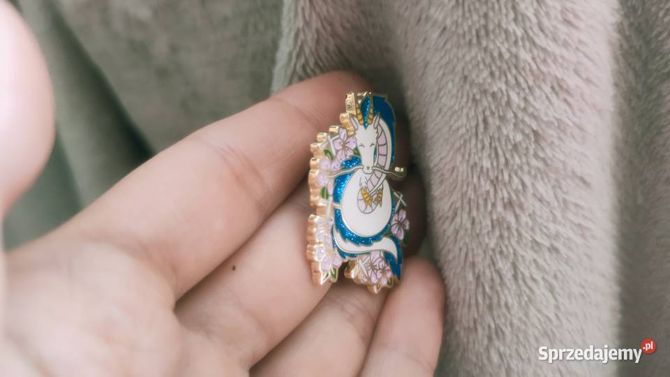 Pin przypinka broszka smok ze smokiem Haku w Ozdoby Tarnowskie Góry