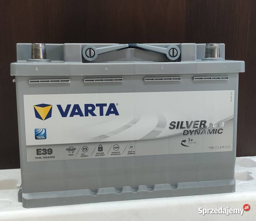 Akumulator VARTA Silver AGM A7 E39 70Ah 760A Koszalin sprzedam