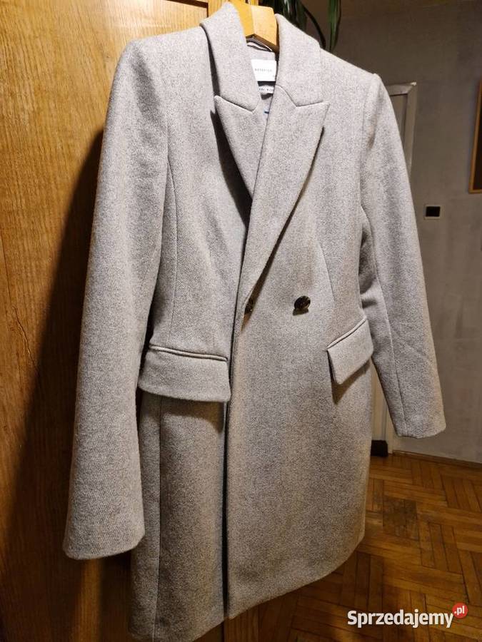 Płaszcz wełniany prawie nowy Kurtki i płaszcze Lipnica Górna