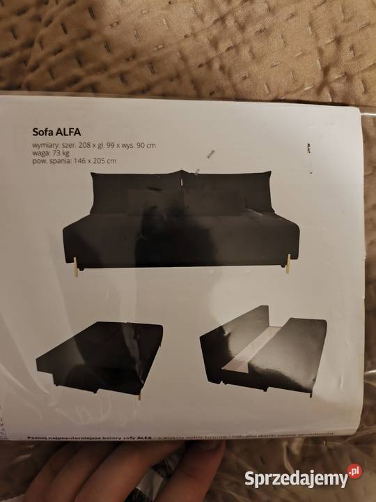 ALFA Sofa rozkładana 3osobowa Ropica Polska