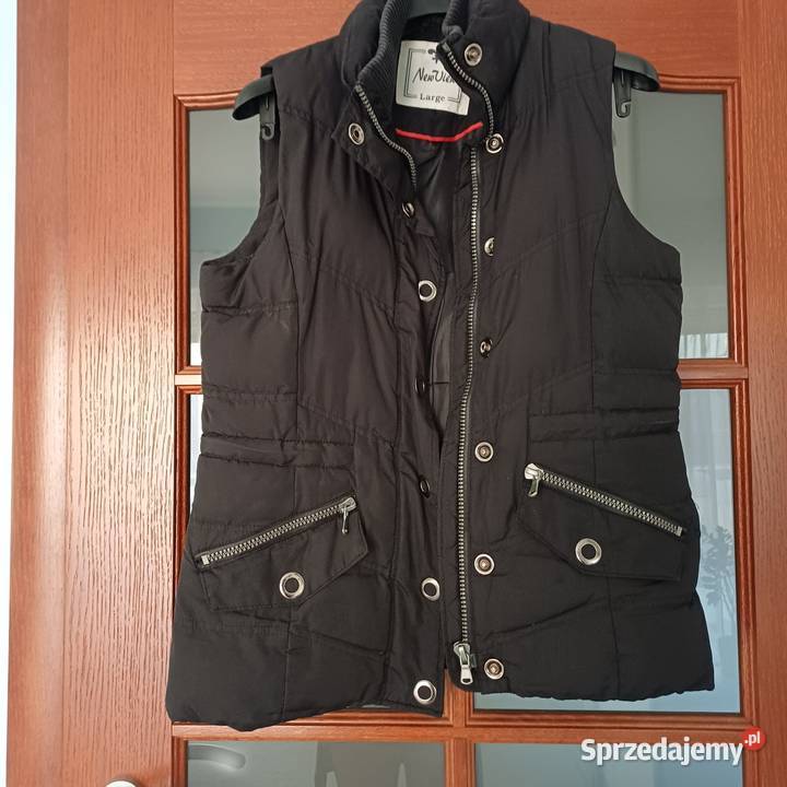 Kamizelka czarna ciepła ocieplana ML View