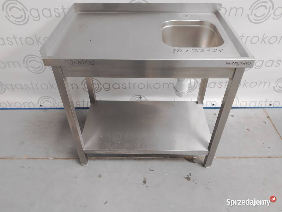 Stół ze zlewemP i półką 90x60x85 Wrocław