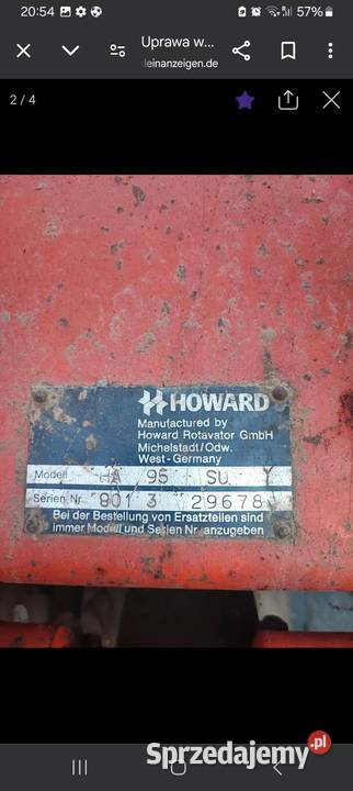 Glebogryzarka sadownicza howard do mini traktora Nowy Sącz