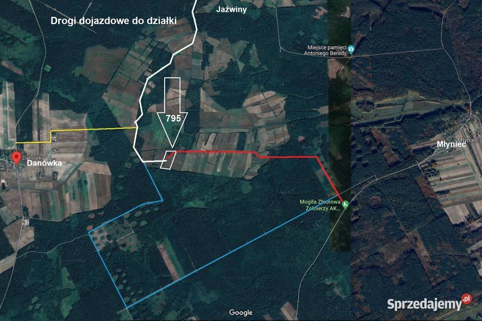 Działka łąka w pobliżu Białej Podlaskiej