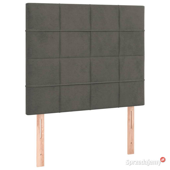 Zagłówek do łóżka z LED ciemnoszary 90x5x118128 mazowieckie Warszawa