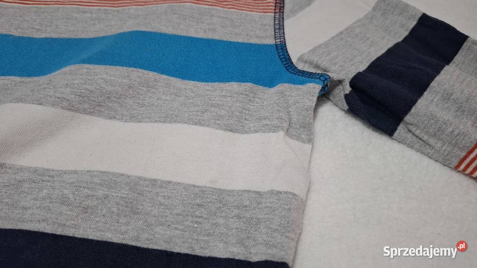 Koszulka długi rękaw chłopięca paski Topolino Rozmiar 128 Czeladź
