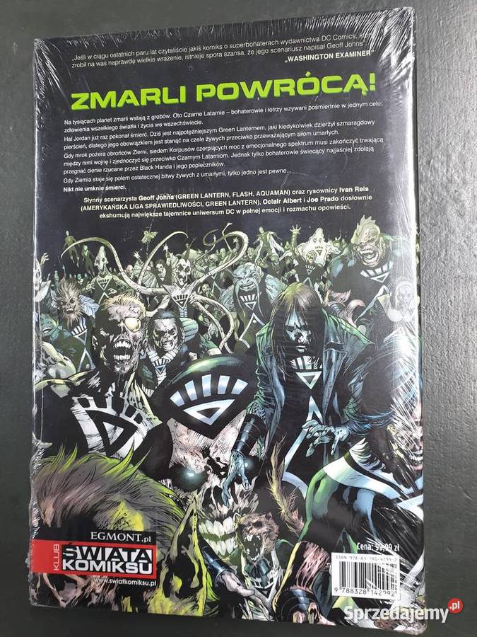 Green Lantern Najczarniejsza Noc DC Polska kredowy papier  pomorskie