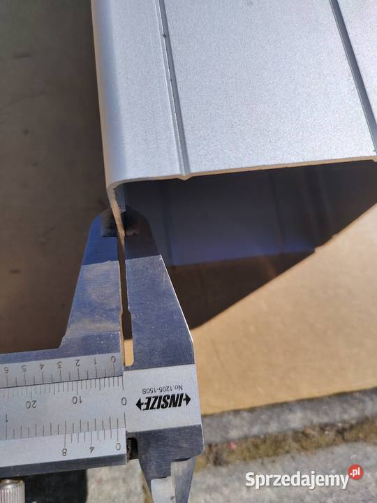 Słupek ogrodzeniowy aluminiowy anodowany sprzedam