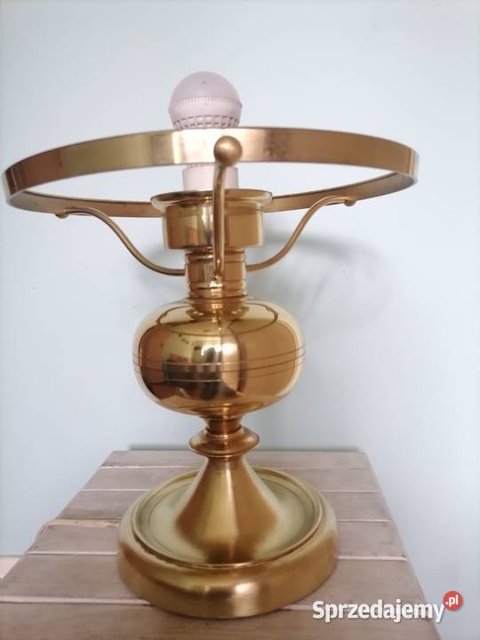 Stara lampa mosiężna