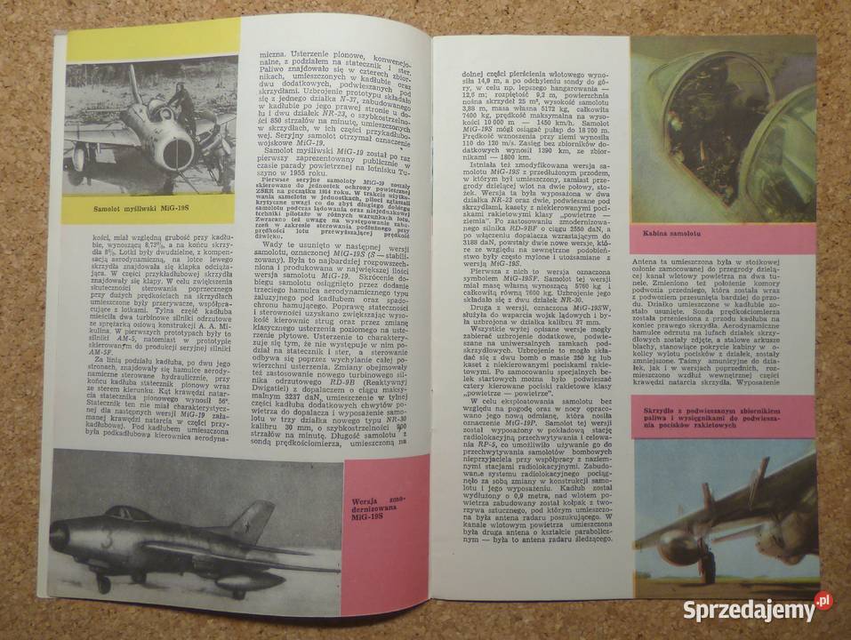 W Bartoszewski Samolot myśliwski MiG19 Książki naukowe i popularnonaukowe Warszawa